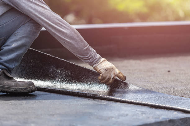 Professional Emergency Waterproofing technician working in Napoleon, MI